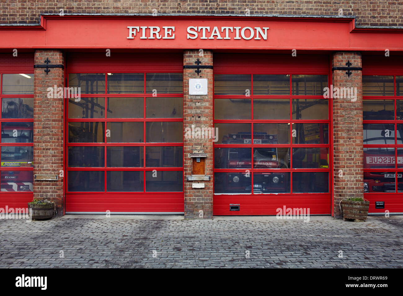 Firestation in York Stock Photo
