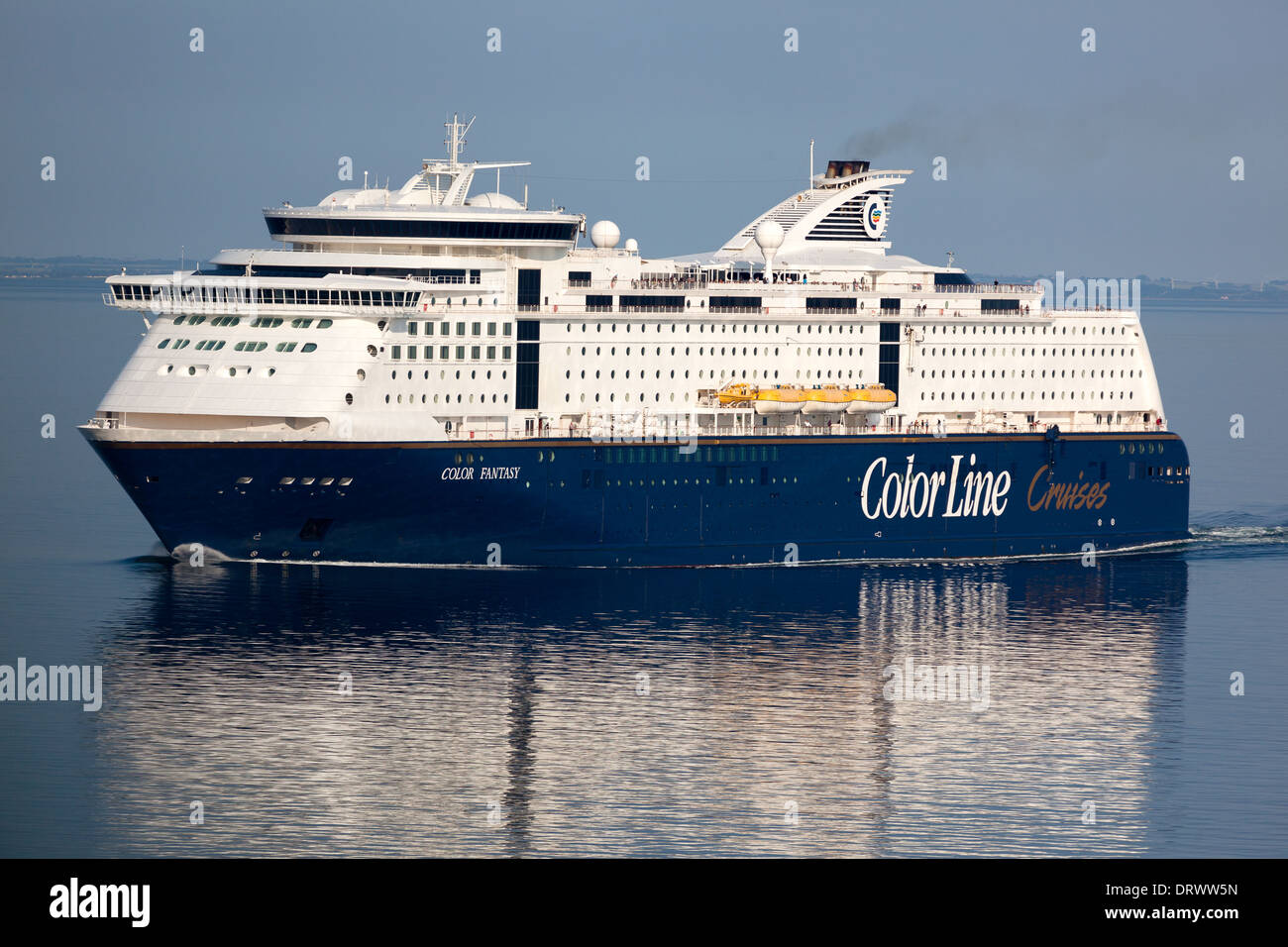 Color Fantasy Color Line Cruise Ferry Ship Passing Through The Kattegat Baltic Sea Stock Photo Alamy