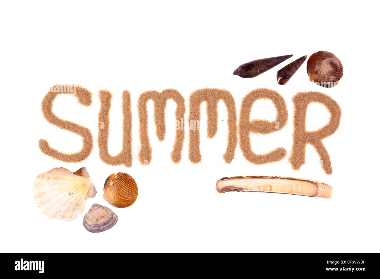 Writing With Shells Writing with shells hi-res stock photography and images - Alamy