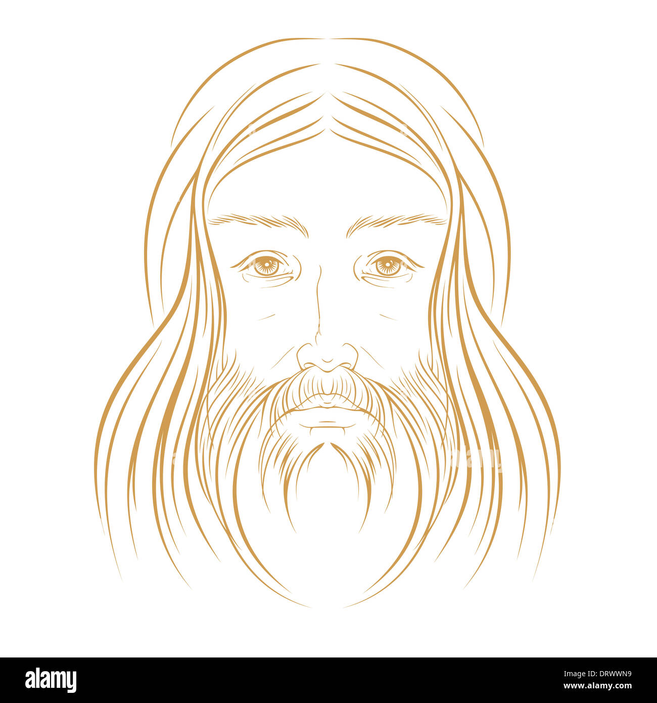 Jesus Christ  illustration Stock Photo