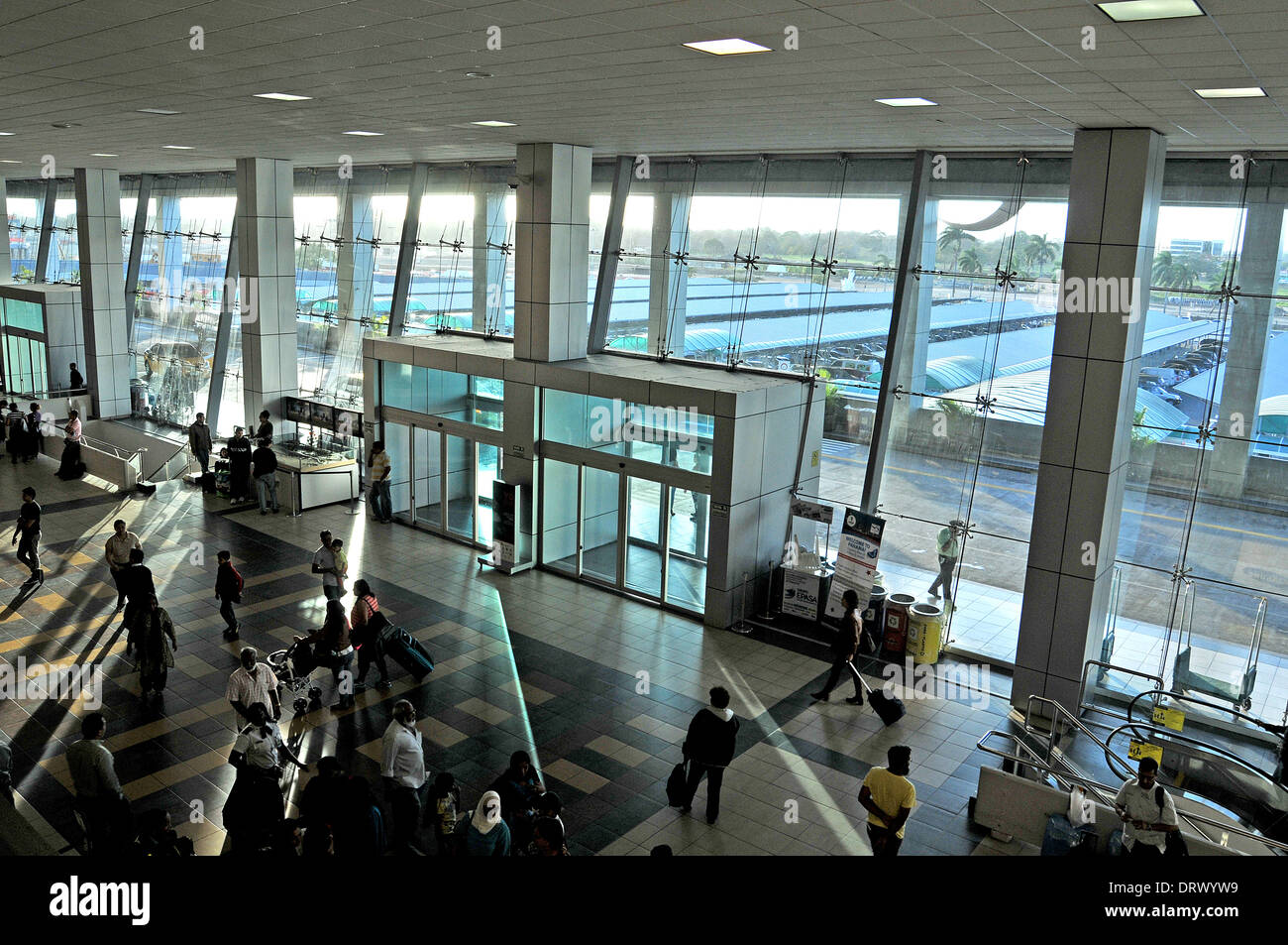 departure hall of Tocumen international airport Panama Stock Photo