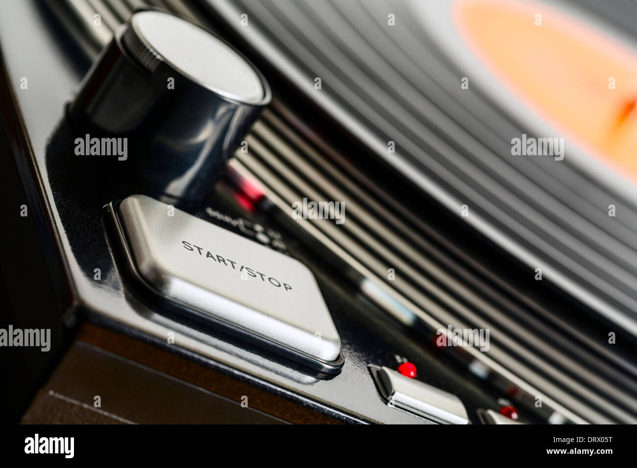 Turntable Stop Old stop button hi-res stock photography and images - Alamy