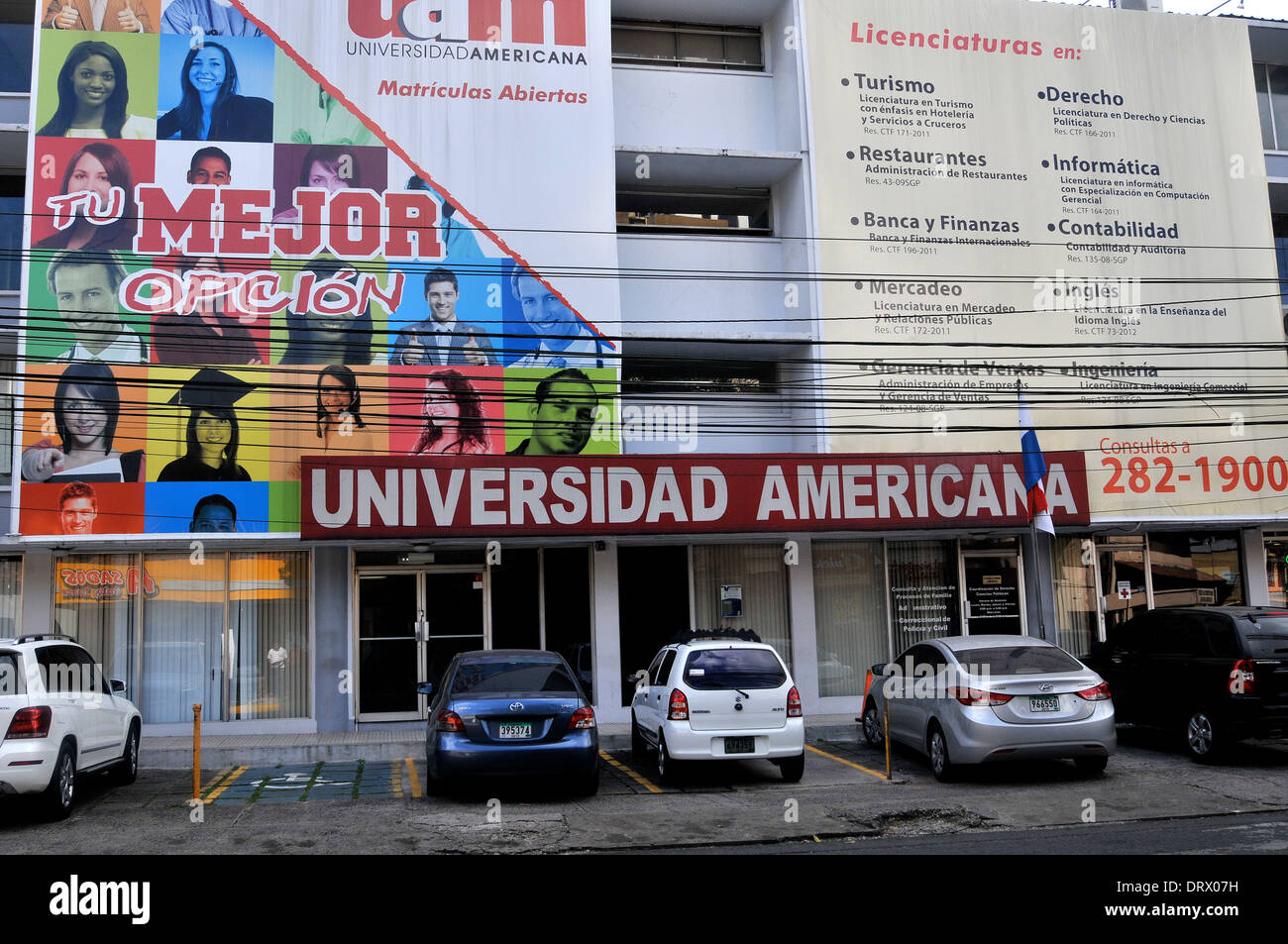 Universidad Americana Panama city Panama Stock Photo