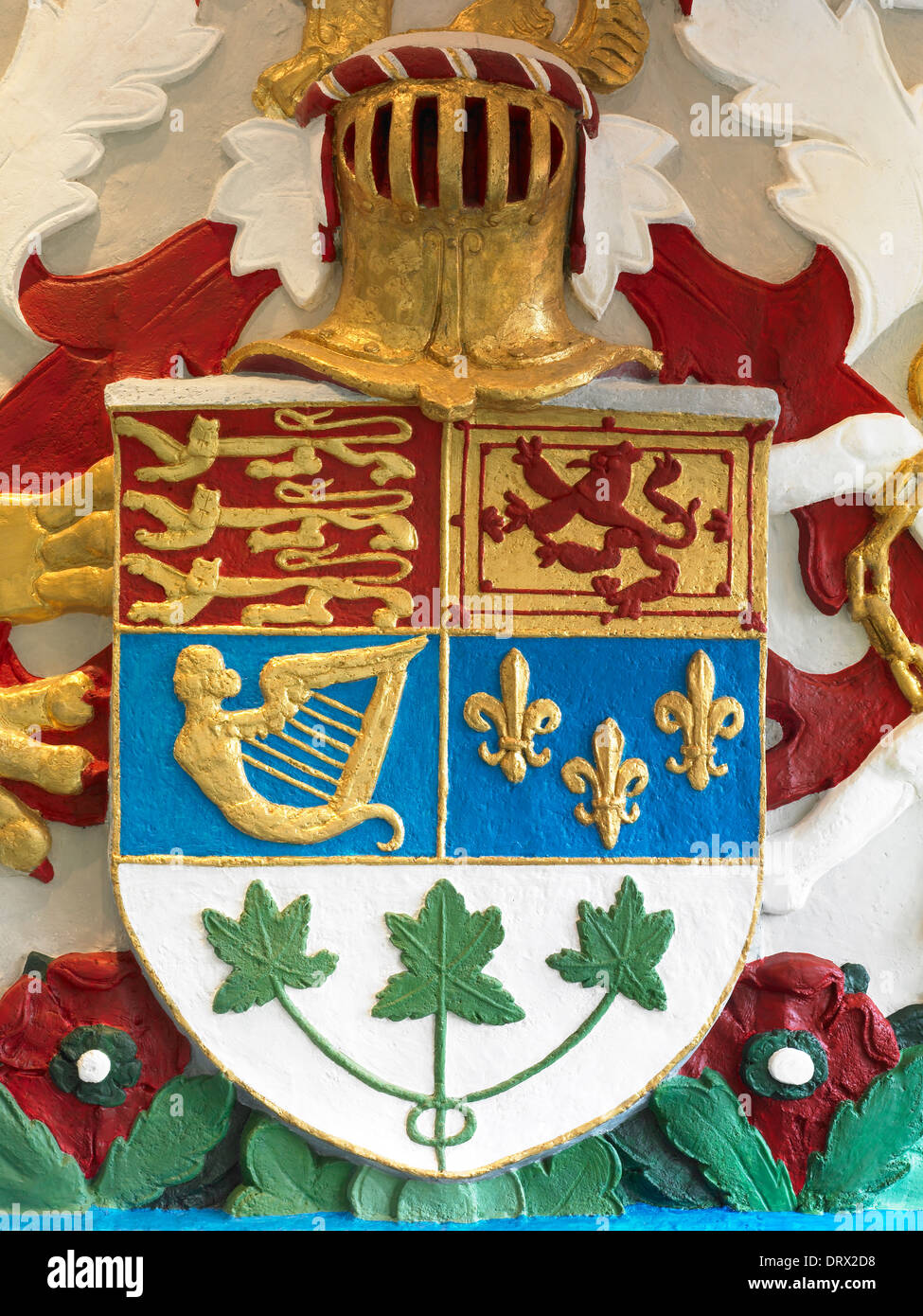 Coat of arms detail. Stock Photo