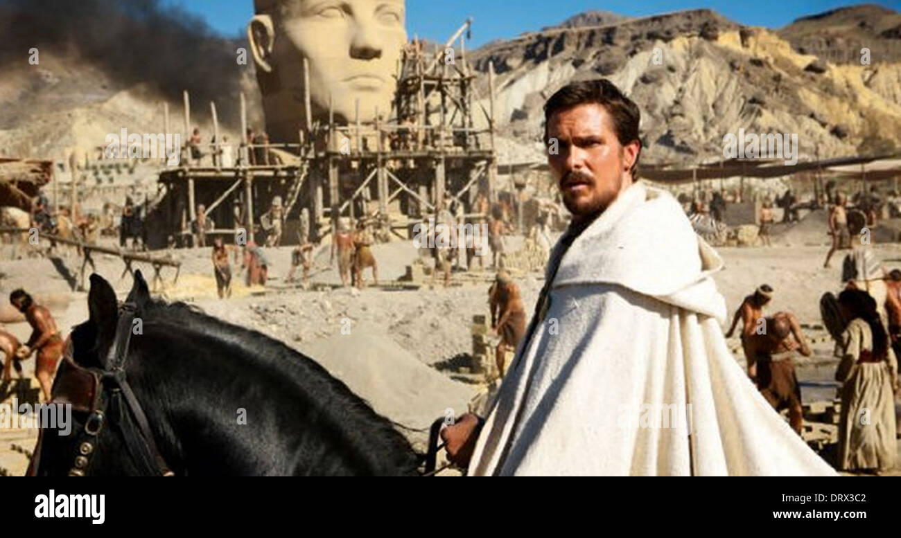 EXODUS 2014 Twentieth Century Fox film with Christian Bale as Moses Stock Photo