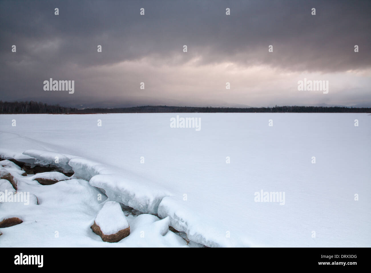 Pondicherry Wildlife Refuge Sunrise from Cherry Pond during stormy