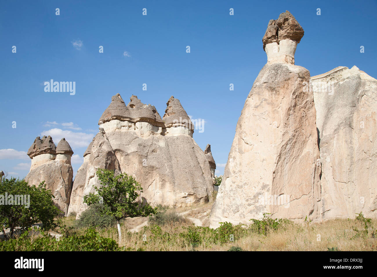 geological formations, area of zelve, landscape, cappadocia, anatolia, turkey, asia Stock Photo