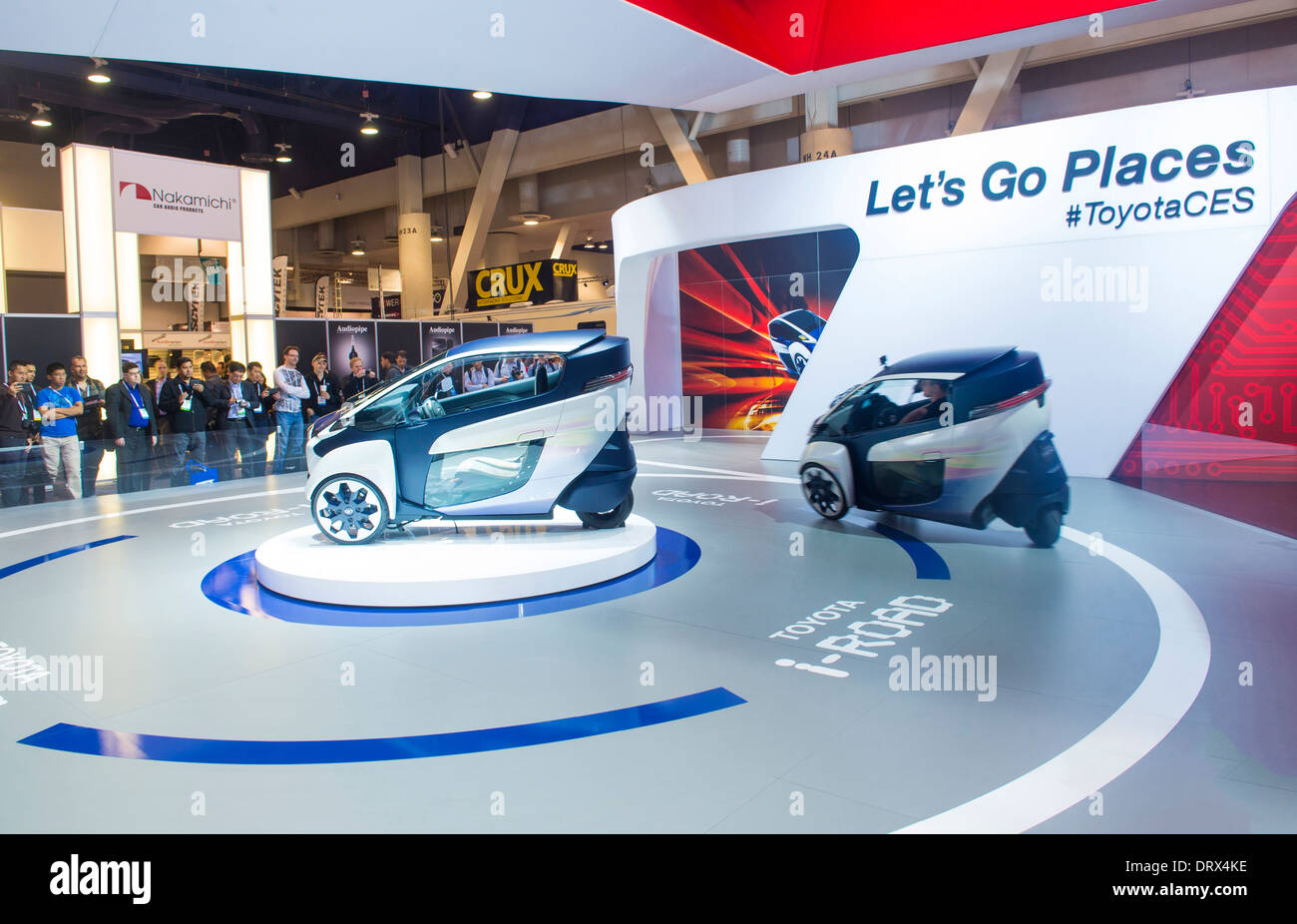 Las Vegas Toyota >> The Toyota Booth At The Ces Show In Las Vegas Stock Photo Las Vegas Toyota >> The Toyota Booth At The Ces Show In Las Vegas Stock Photo