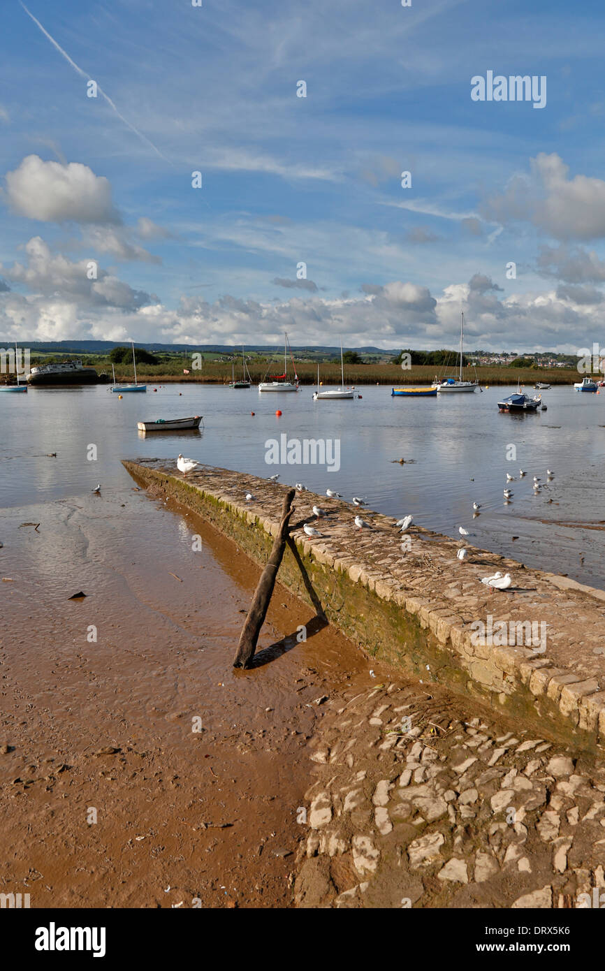 Topsham; River Exe; Devon; UK Stock Photo