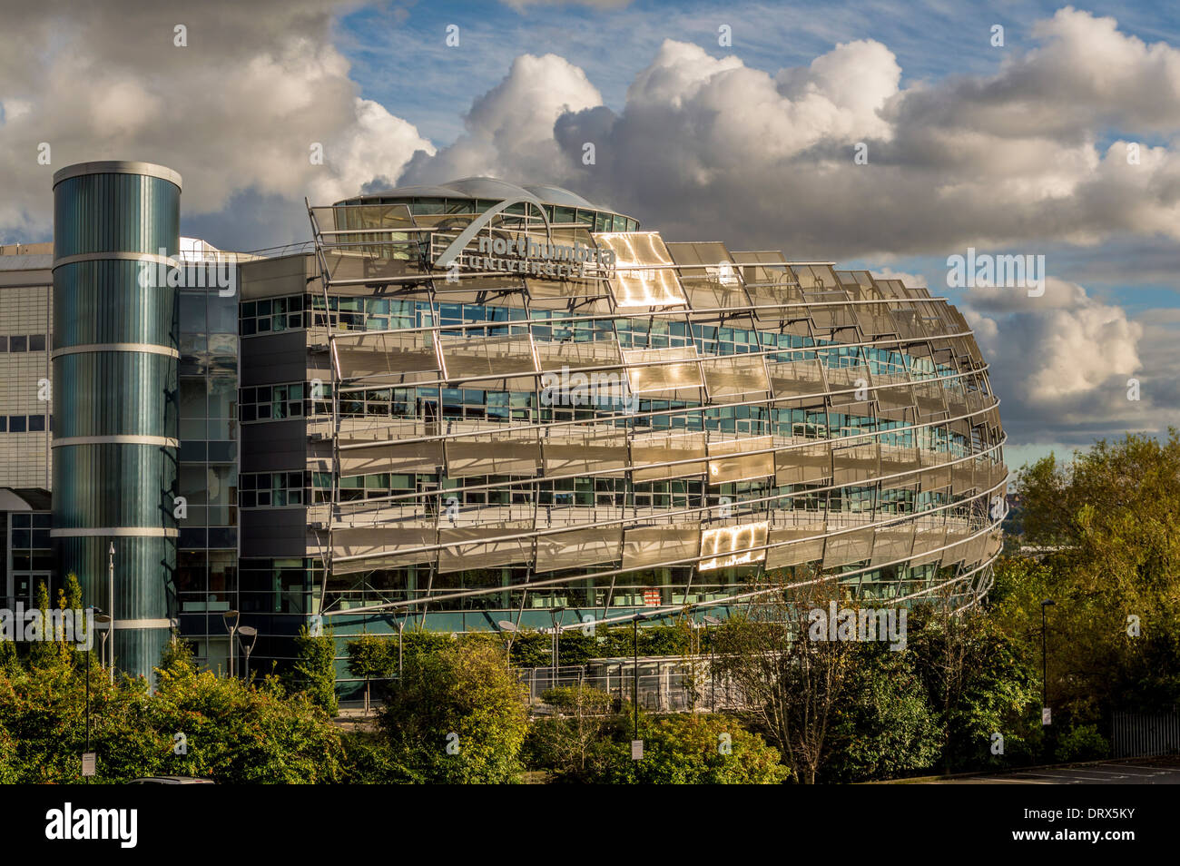 Business School and School of Law Building, Northumbria University, Newcastle Upon Tyne, UK. Stock Photo