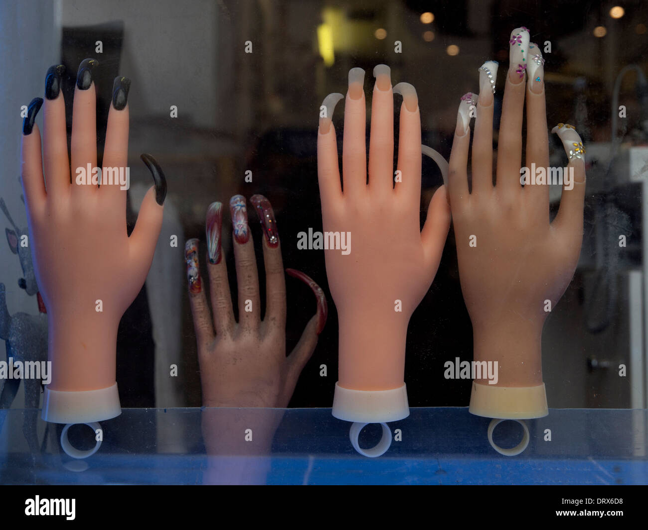 High street nail bar hires stock photography and images Alamy