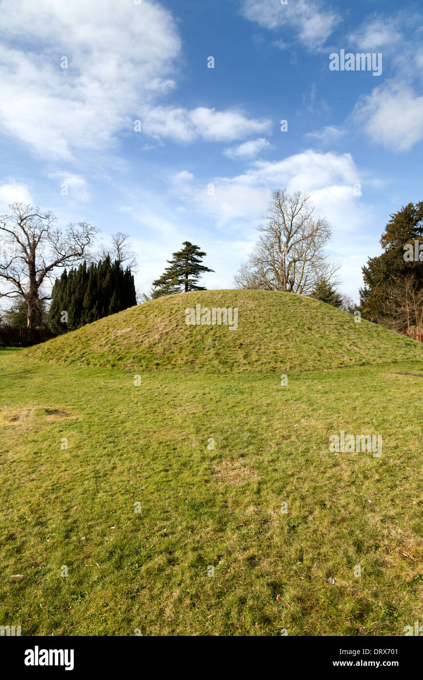 Taeppa's Mound - an Anglo Saxon burial mound in Taplow, Buckinghamshire, England UK Stock Photo