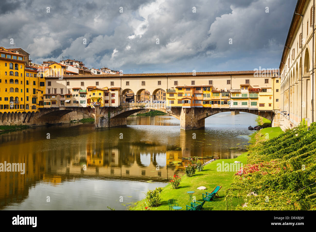 Ponte Vecchio in Florence Stock Photo