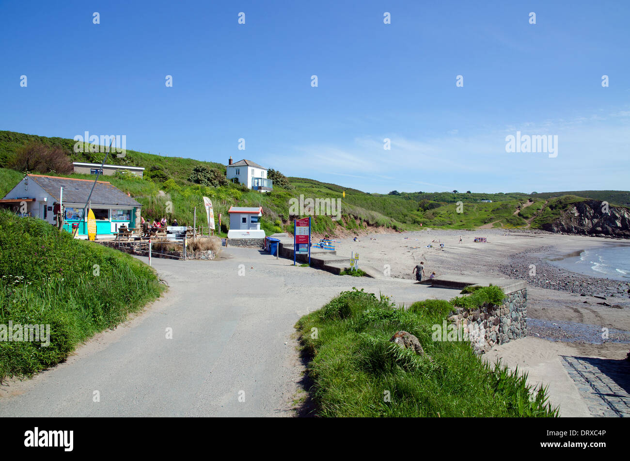 kennack sands on the lizard peninsular in cornwall, uk Stock Photo