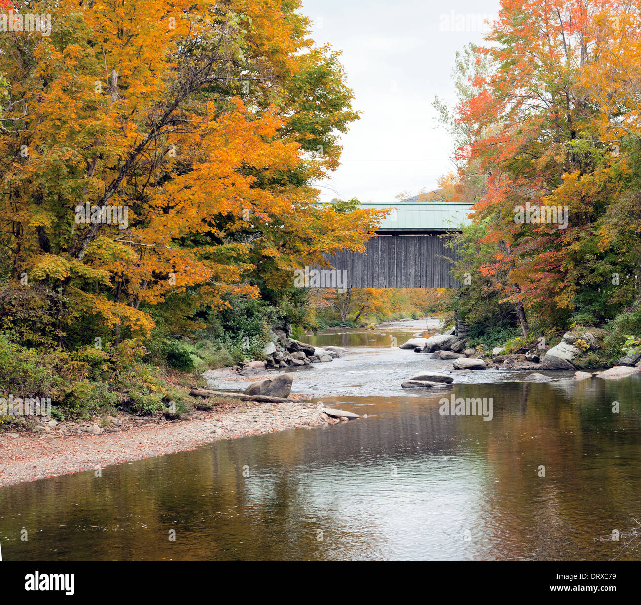 Covered bridge over Black Creek, along State Highway 108, north of
