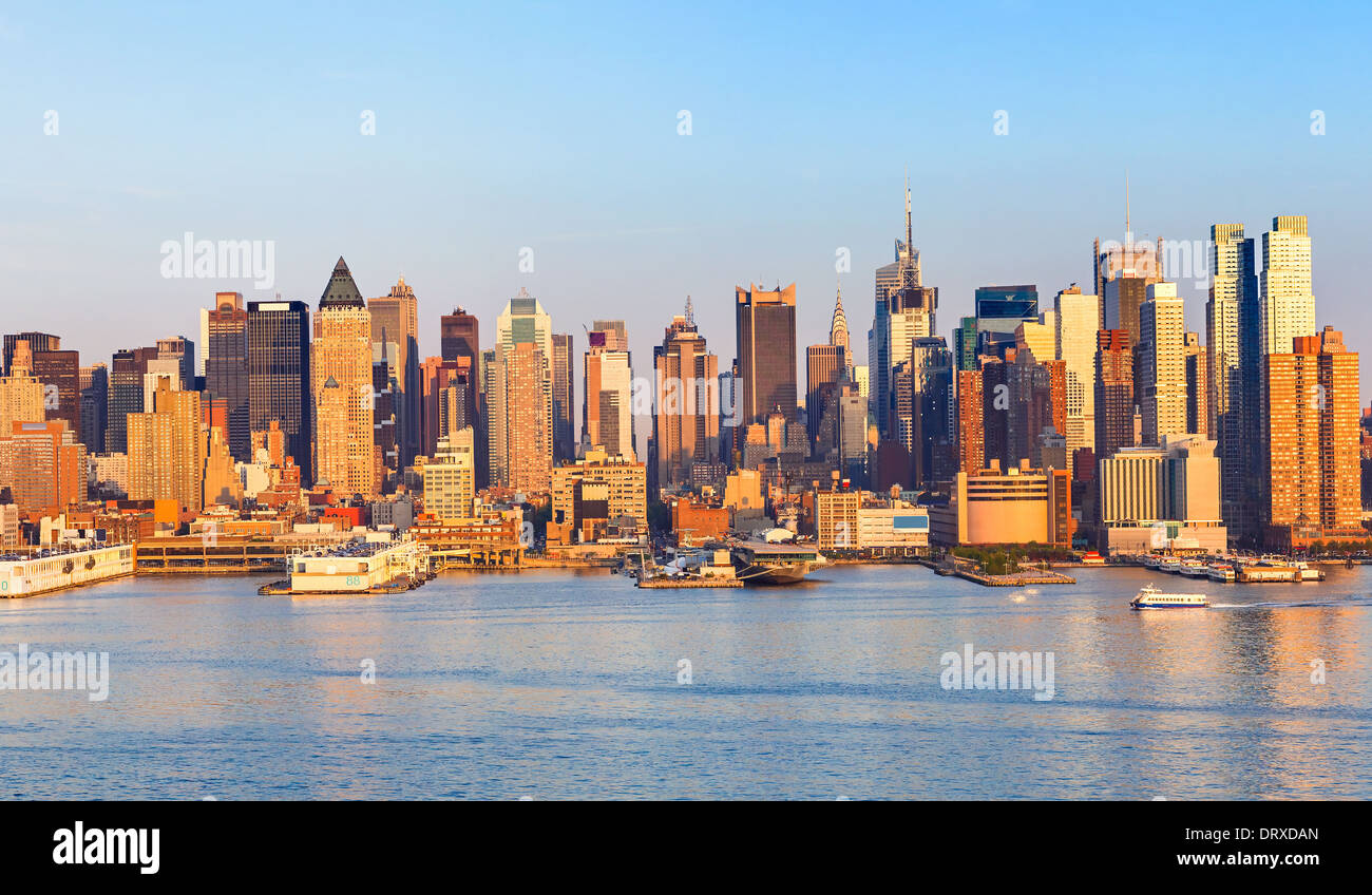 Manhattan Skyline Stock Photo