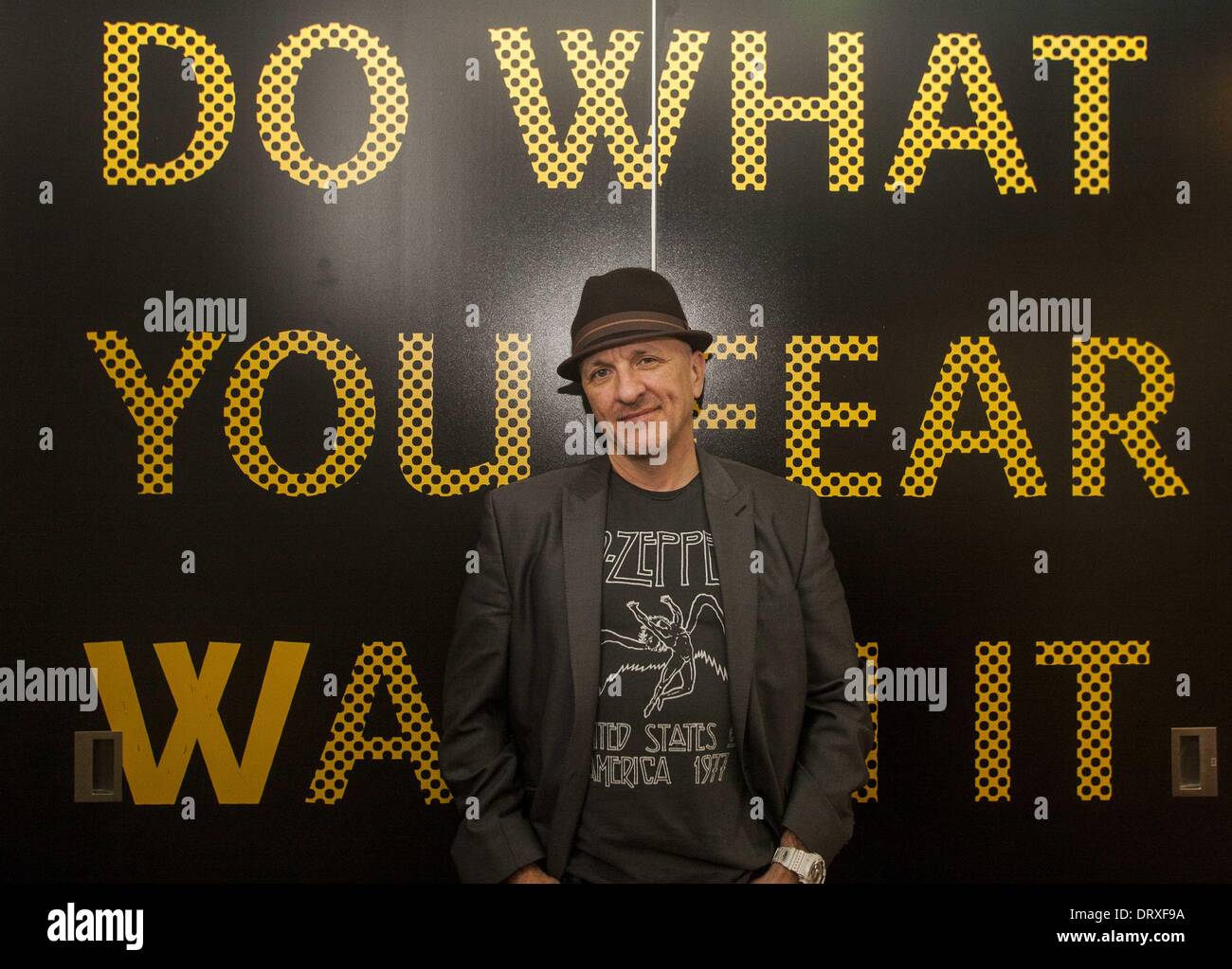 Los Angeles, California, USA. 27th Jan, 2014. David Angelo, founder of