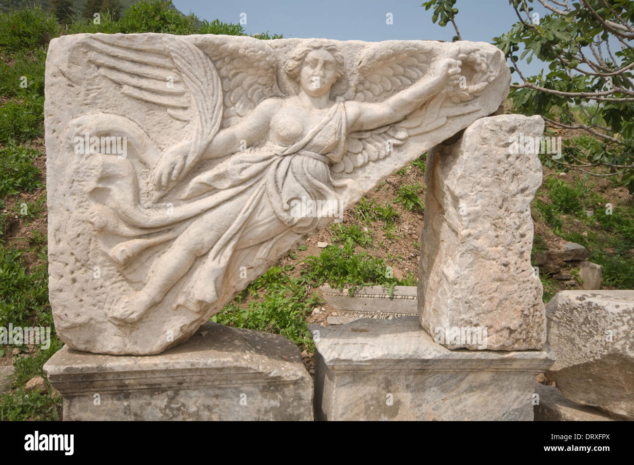 ASIA, Turkey, Ephesus, statue of Nike Stock Photo - Alamy