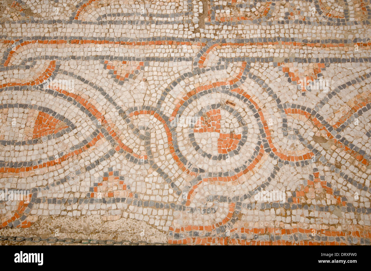 ASIA, Turkey, Ephesus, mosaic in the Alytarchs’ Stoa (4th/5th Century AD) Stock Photo