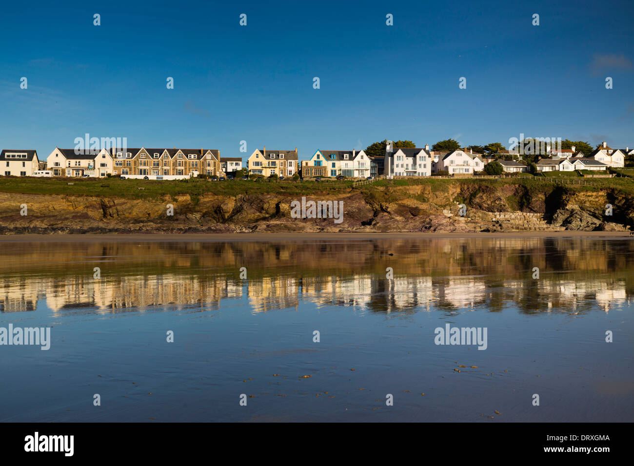 New Polzeath; Cornwall; UK Stock Photo Alamy