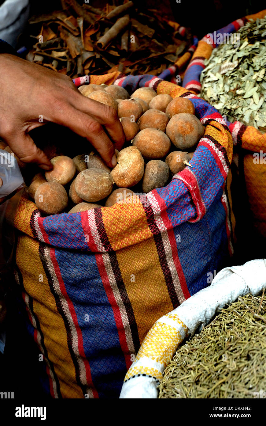 Spice market / Khan El Khalili Bazaar, Cairo Stock Photo