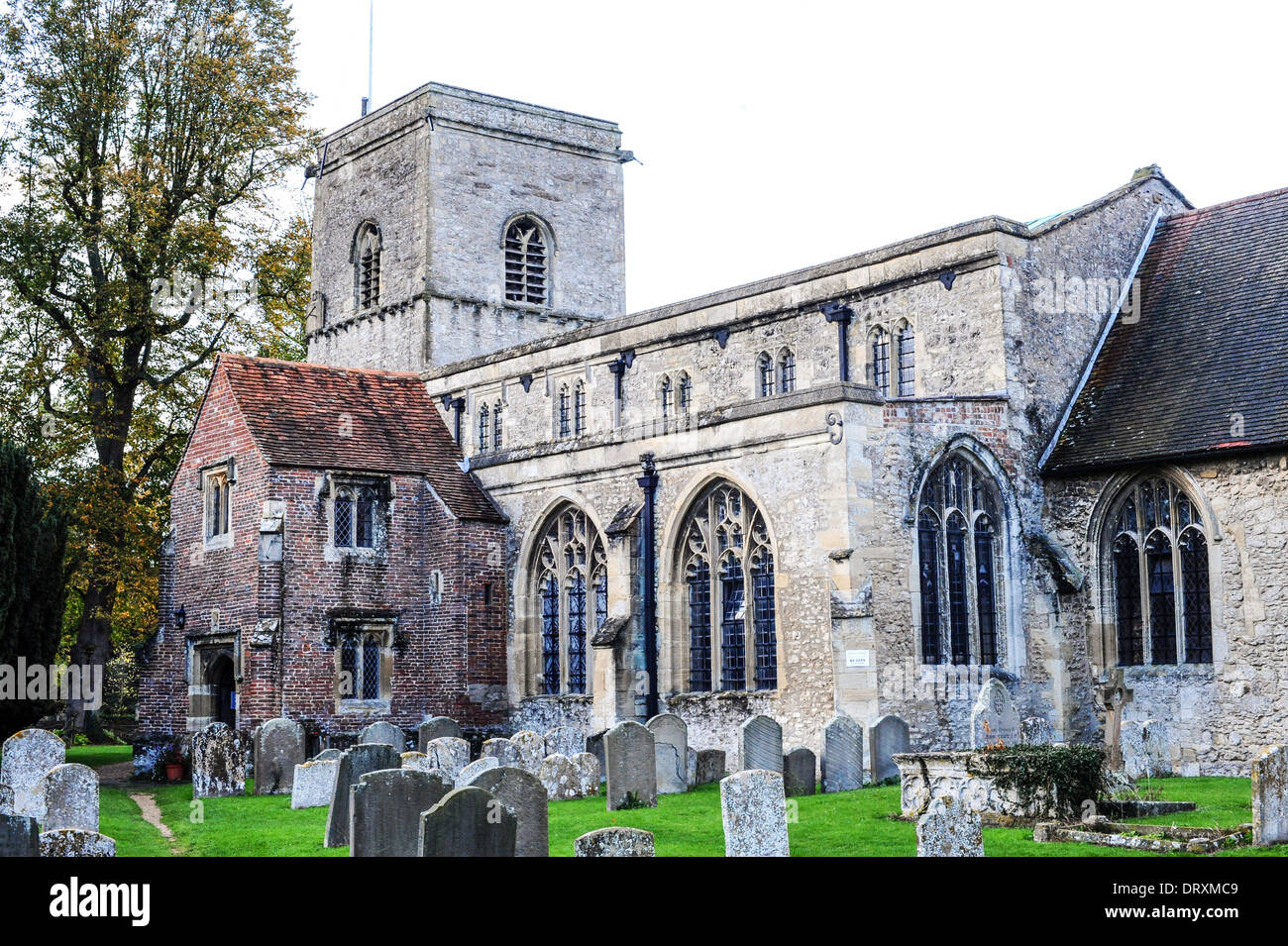 Sutton Courtenay Church in Oxfordshire. The burial place of