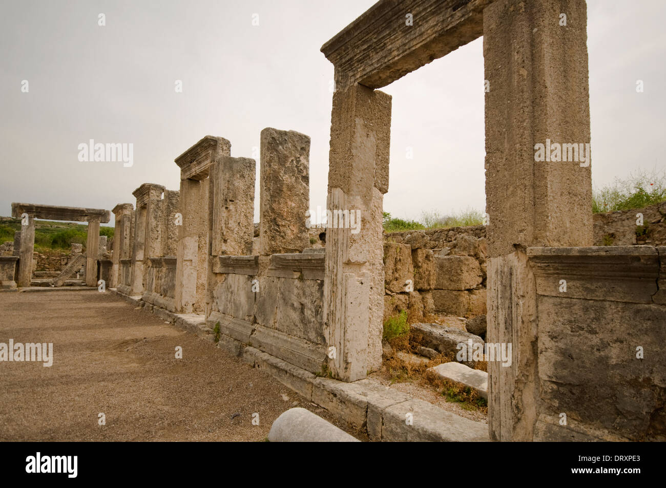 ASIA, Turkey, Western Mediterranean, Perge (2nd Century BC), Agora Stock Photo