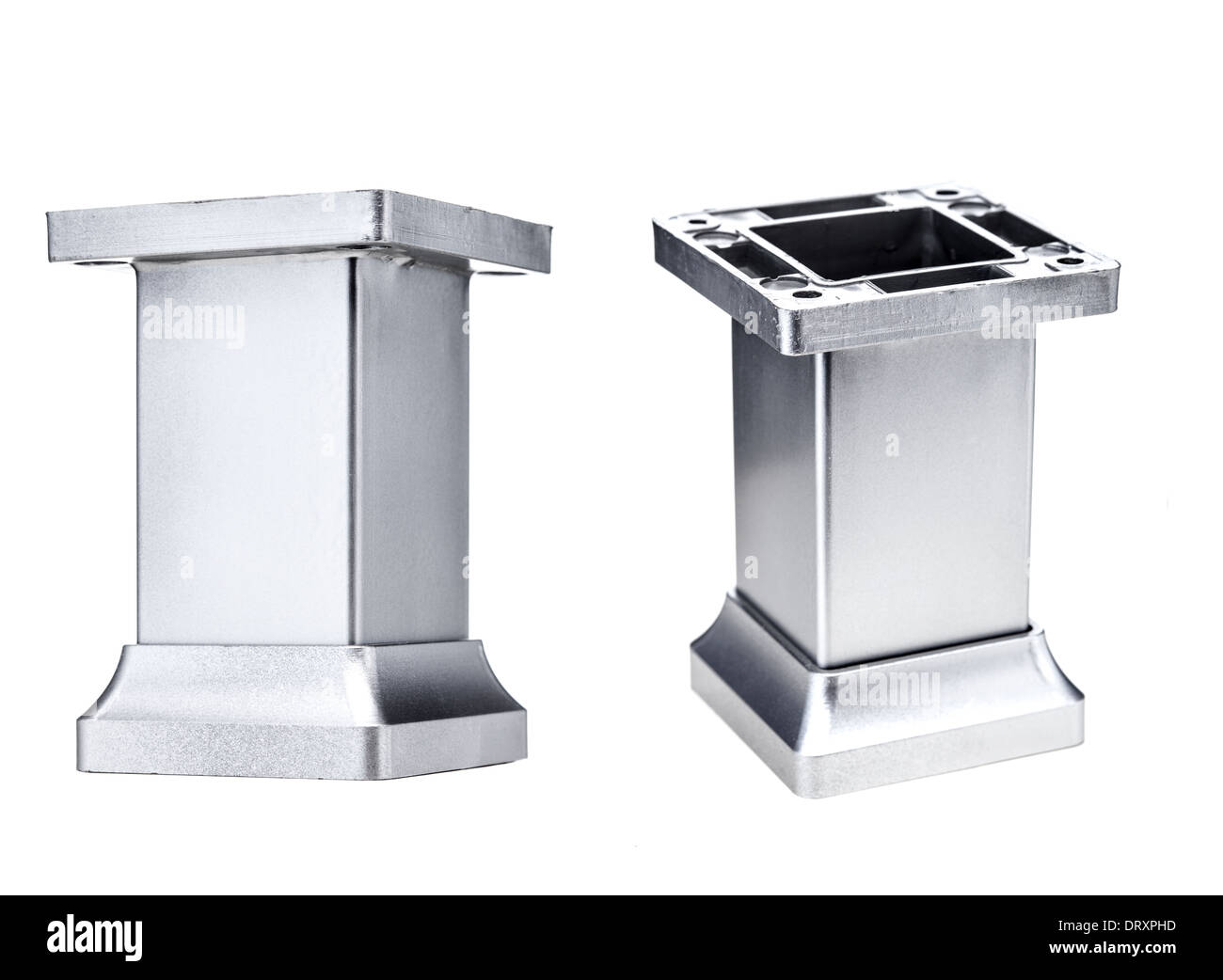 small plastic furniture leg, isolated on white Stock Photo Alamy