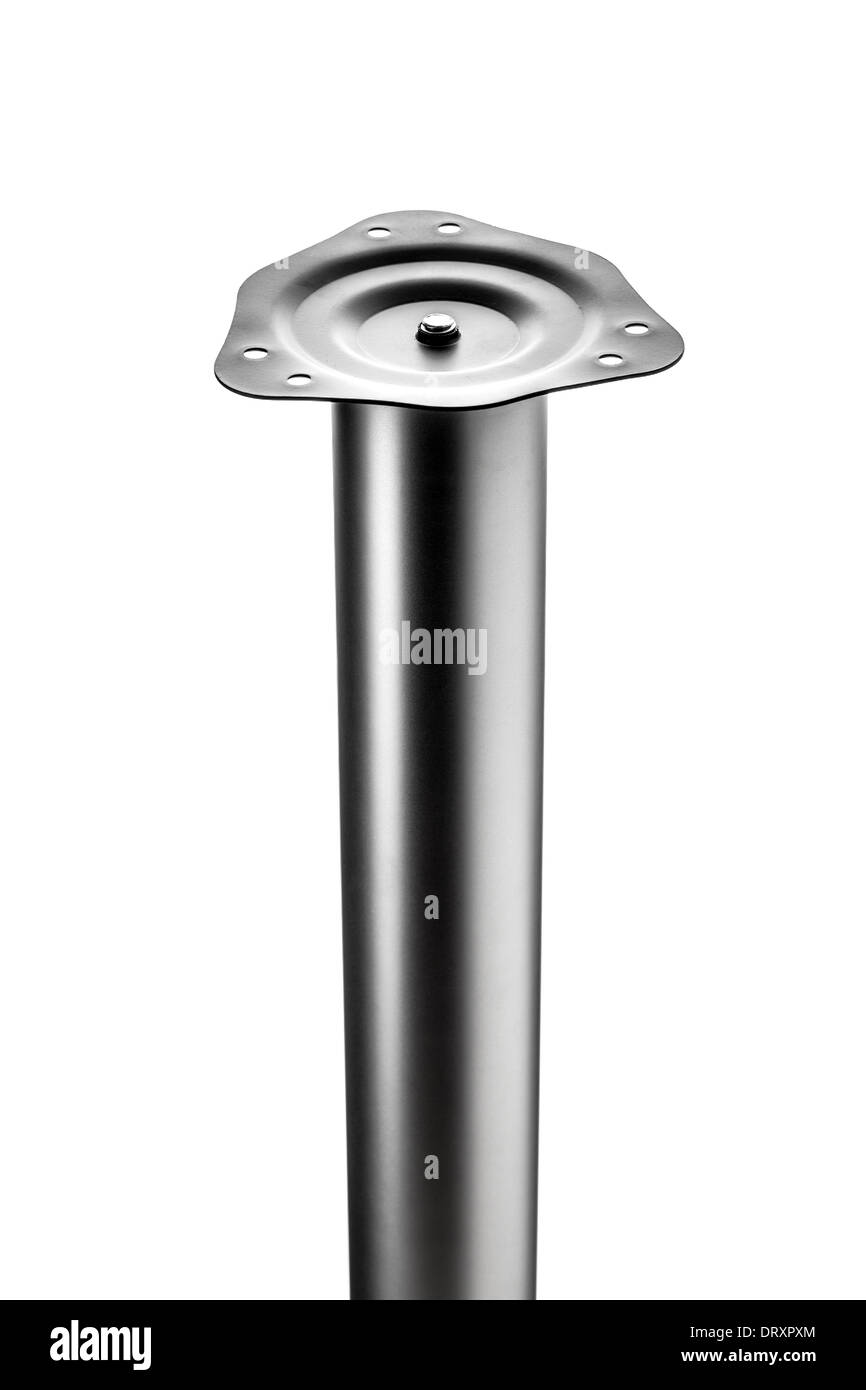 long metal furniture leg, isolated on white Stock Photo Alamy