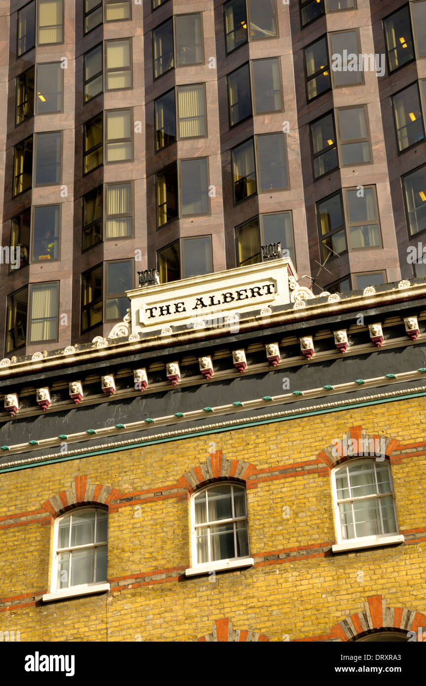 London, England, UK. The Albert pub on the corner of Victoria street