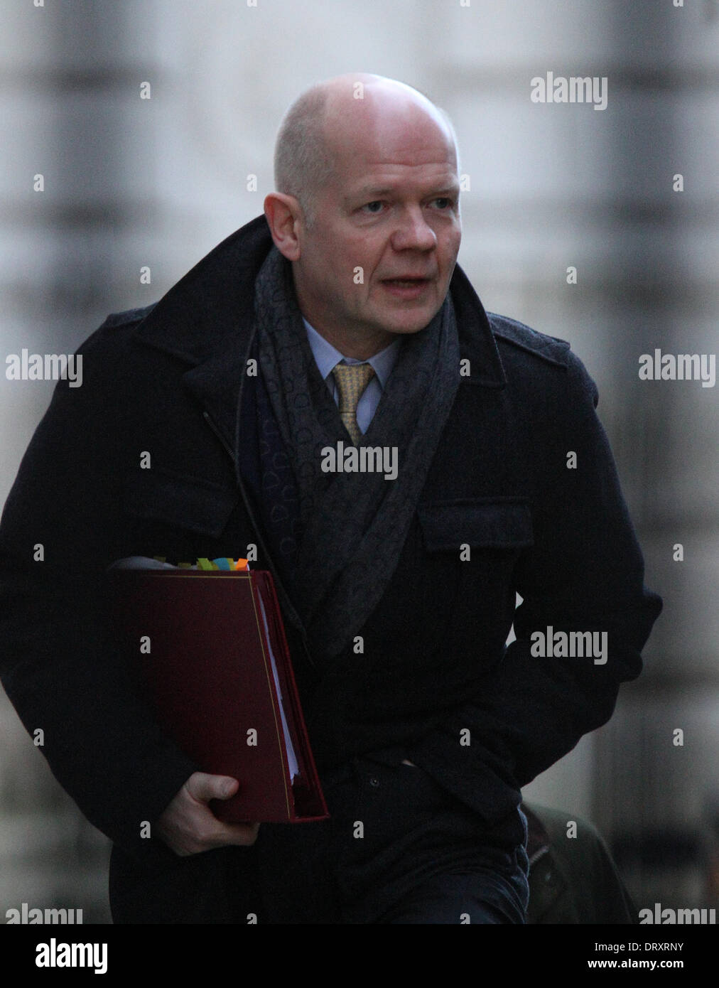 London, UK, 4th February 2014. William Hague , Foreign Secretary seen at Downing Street, Westminster. Credit:  Simon Matthews/Alamy Live News Stock Photo