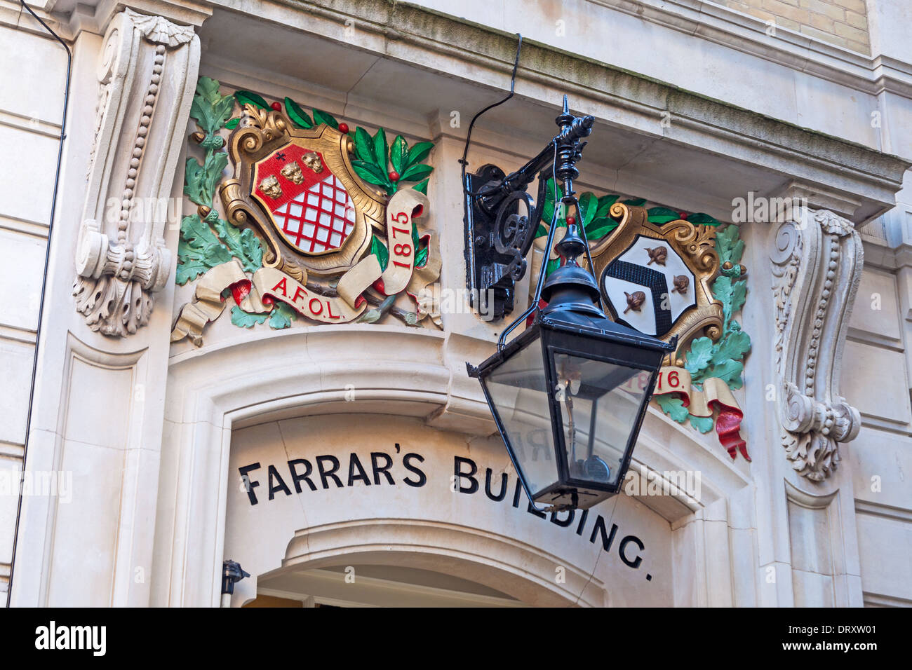 City of London   Farrar's Building at Inner Temple Stock Photo