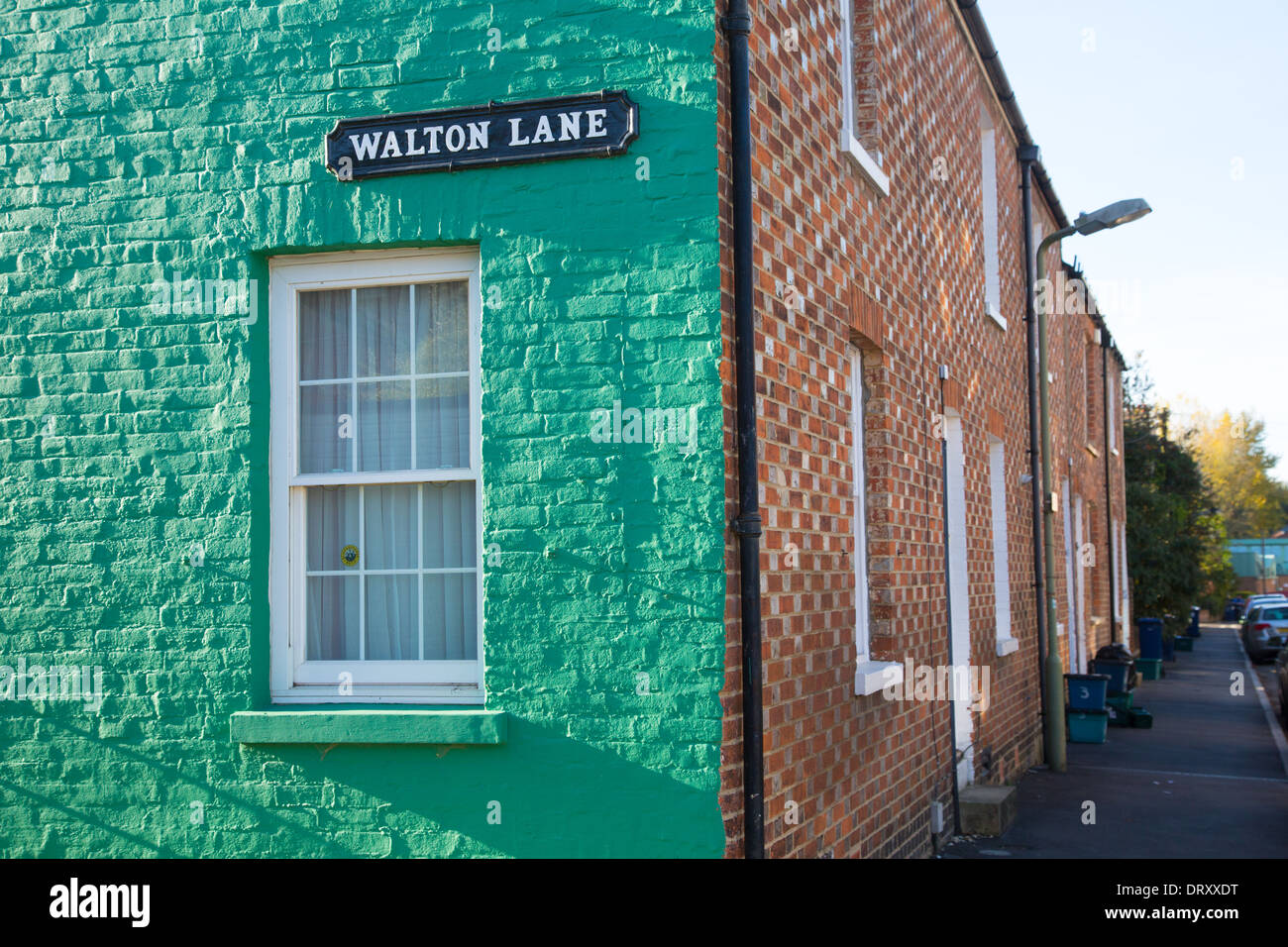 A Terraced House in Jericho, North Oxford Stock Photo Alamy