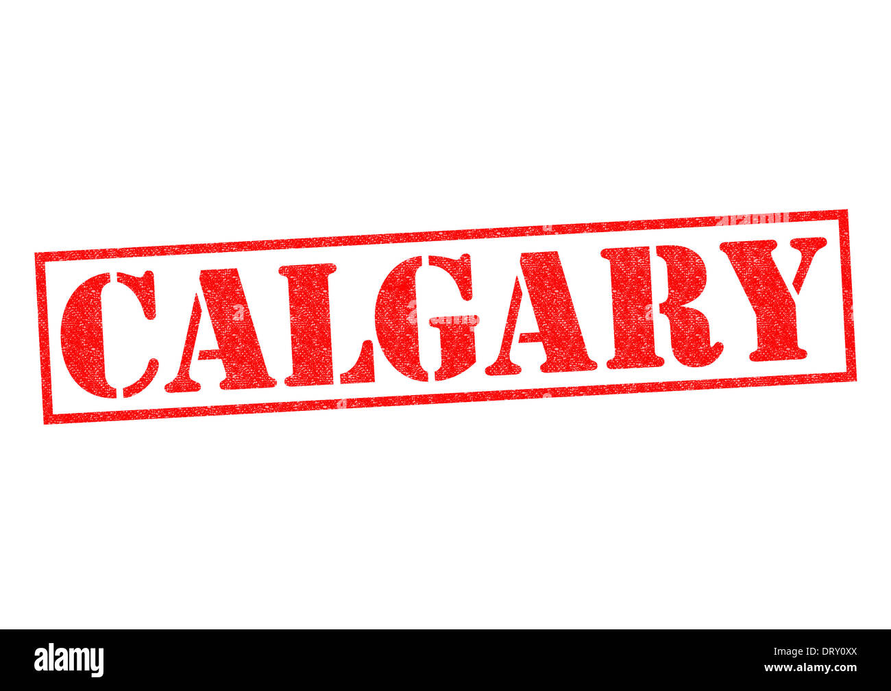 CALGARY Rubber Stamp over a white background Stock Photo Alamy