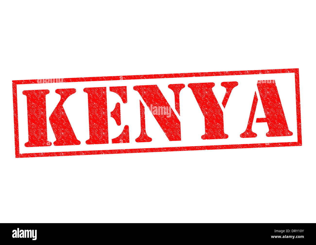 KENYA Rubber Stamp over a white background Stock Photo Alamy