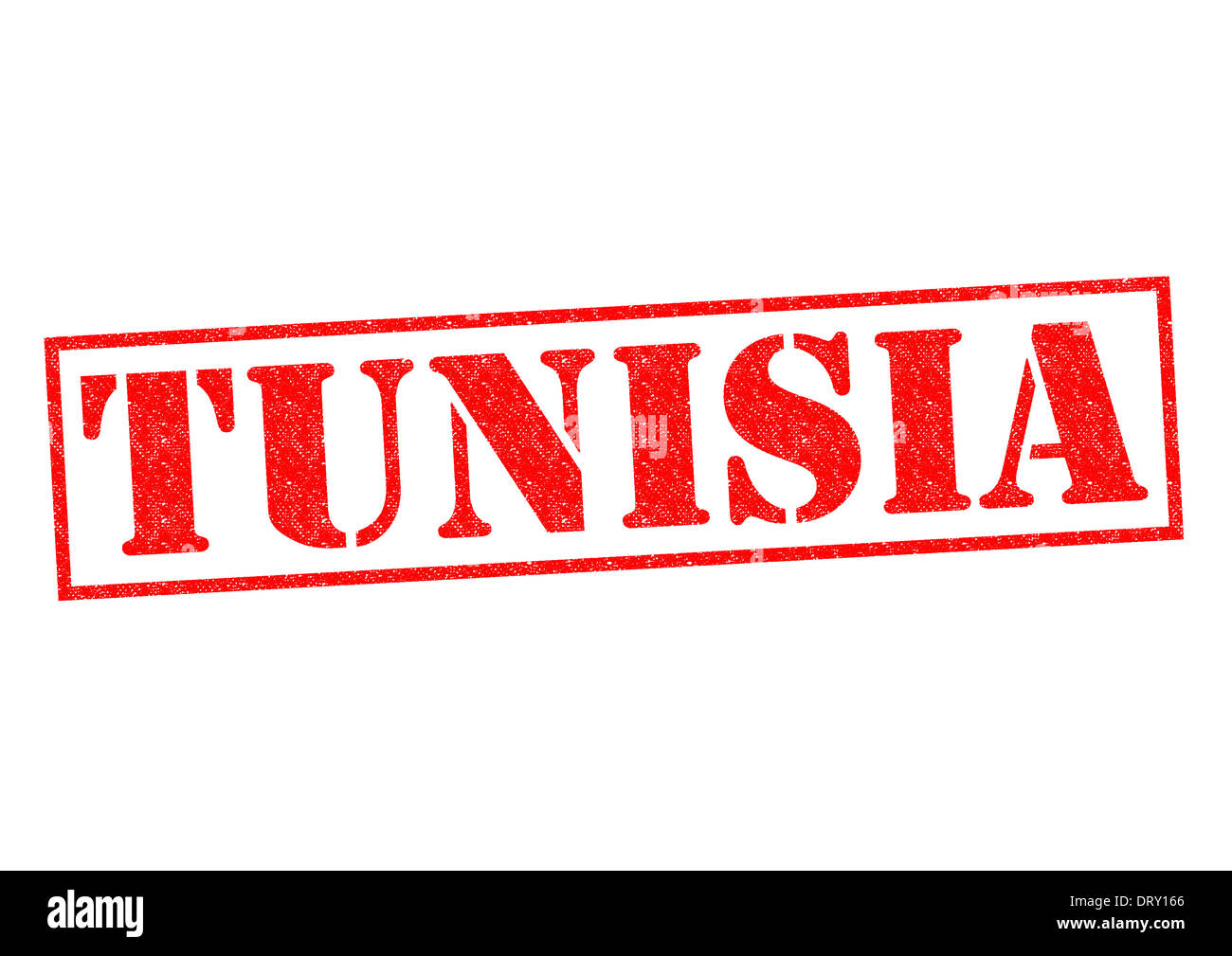 TUNISIA Rubber stamp over a white background Stock Photo Alamy