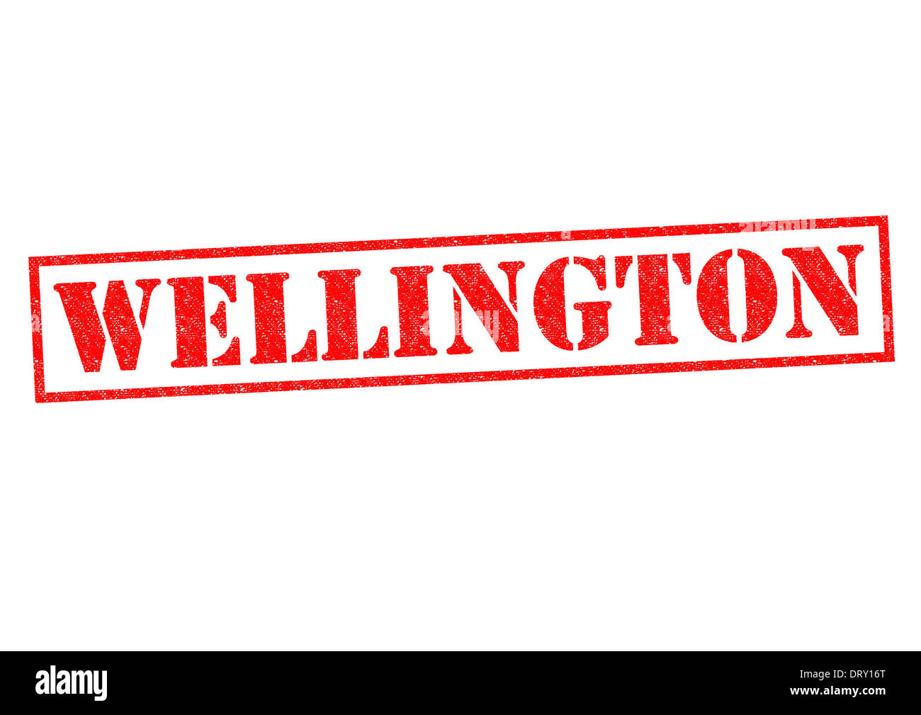 WELLINGTON Rubber Stamp over a white background Stock Photo Alamy