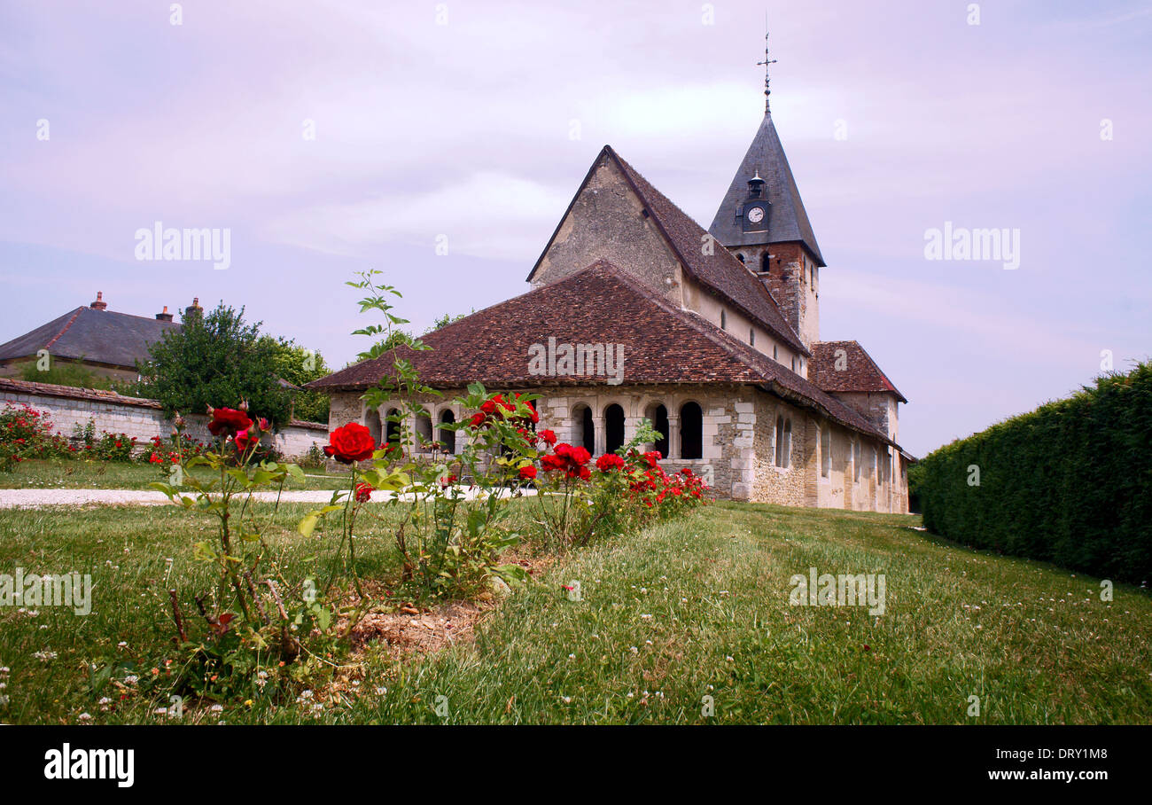 Medieval Chapel in Champagne, France Stock Photo Alamy