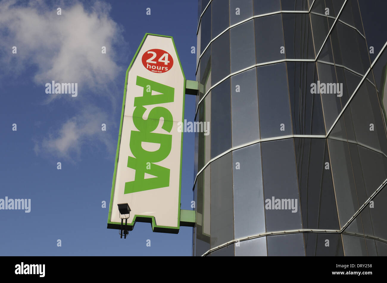 Asda Supermarket Sign,Bexleyheath,Kent,UK Stock Photo