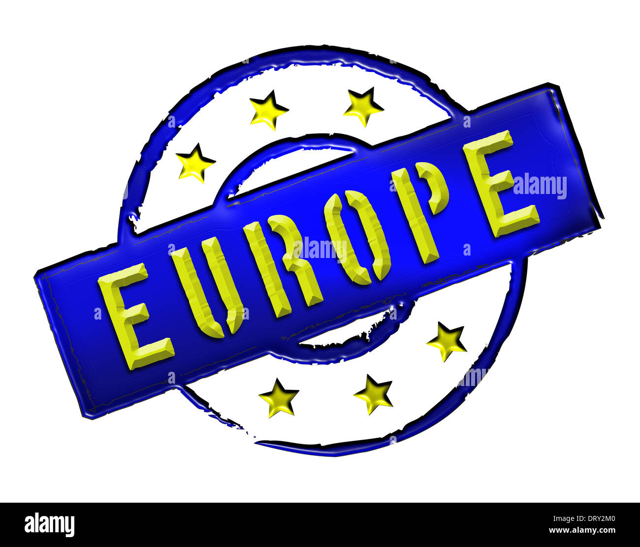 Europe Stamp Stock Photo Alamy