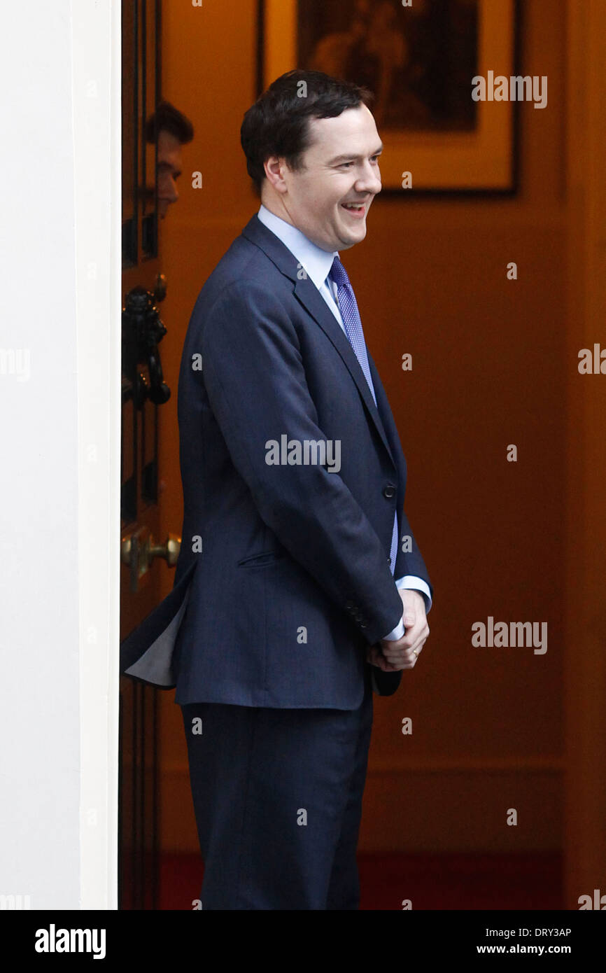Britain's Chancellor of the Exchequer, George Osborne Stock Photo