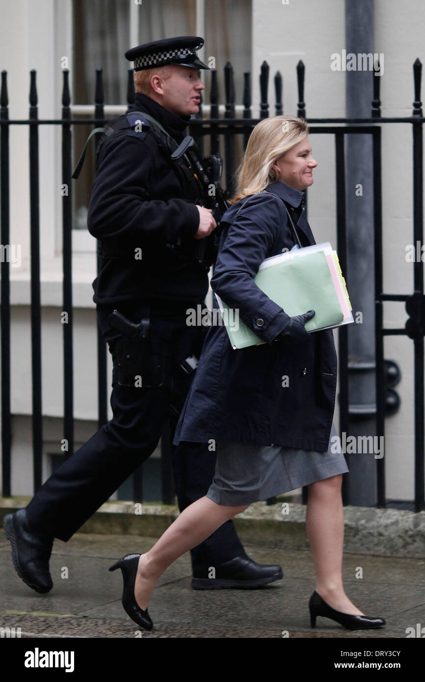 weekly cabinet meeting at No:10 Downing Street Stock Photo