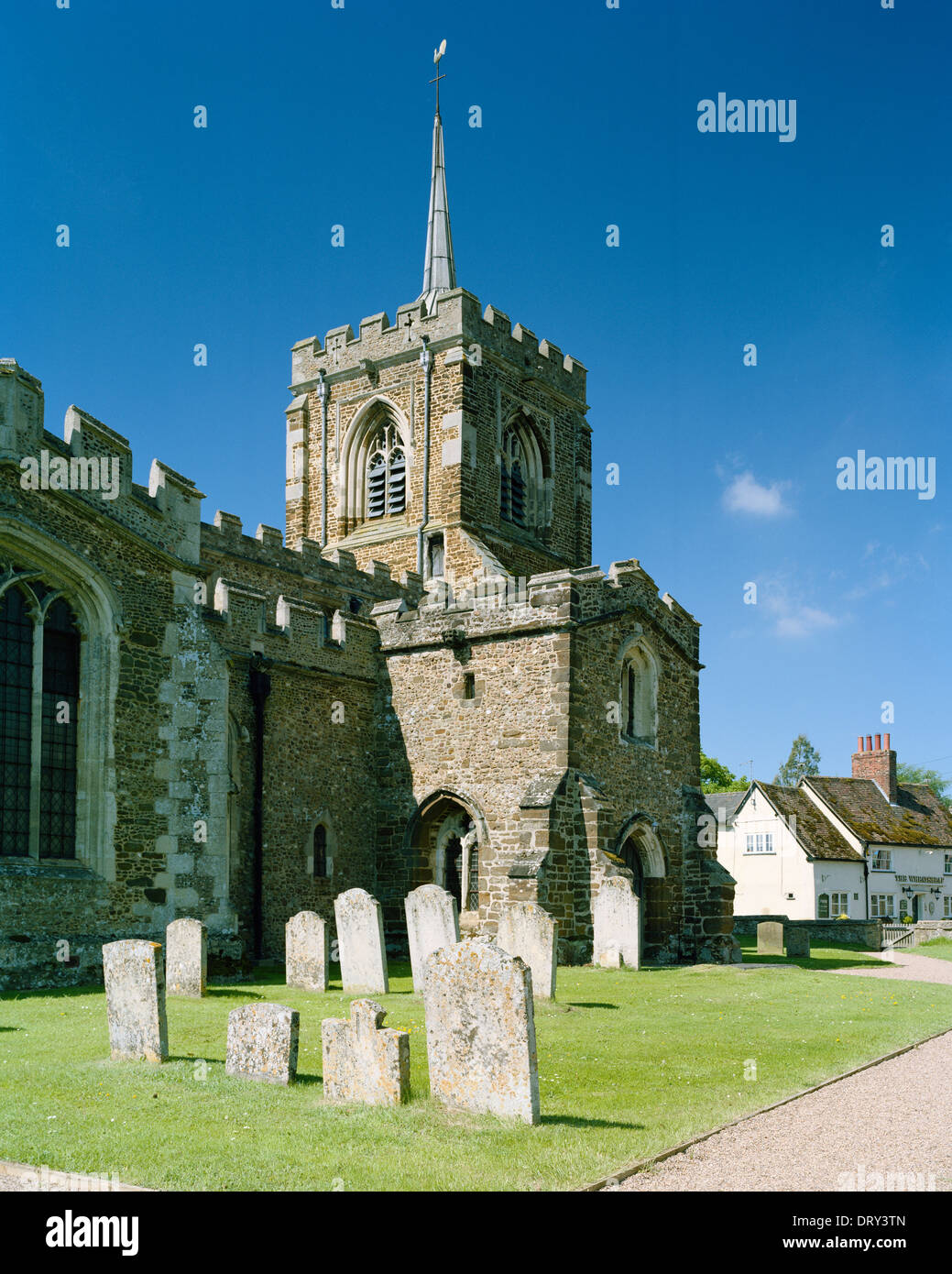 Church of St Mary the Virgin Gamlingay village Cambridgeshire Stock