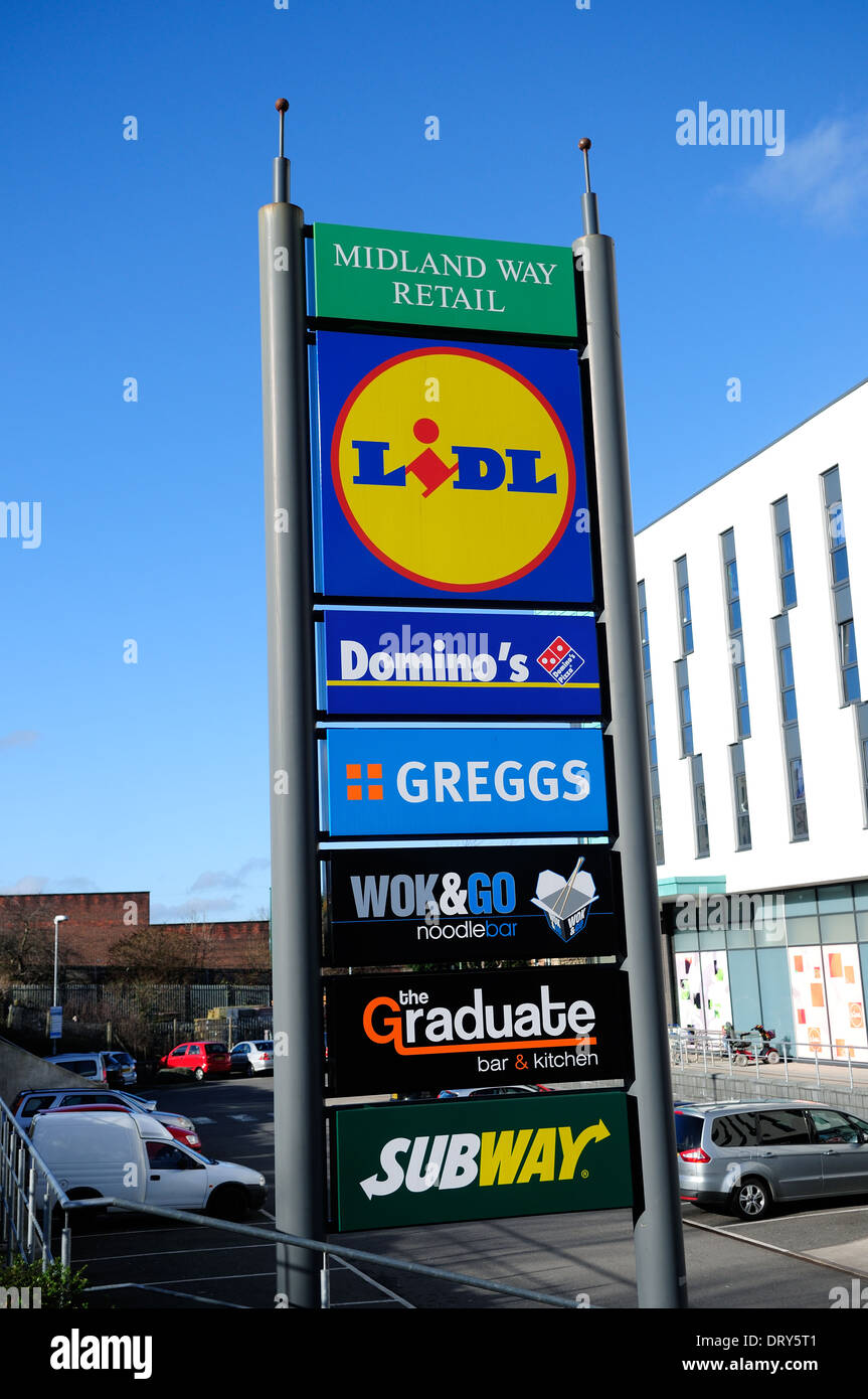 Lidl Store Sign,Lenton ,Nottingham,UK Stock Photo Alamy
