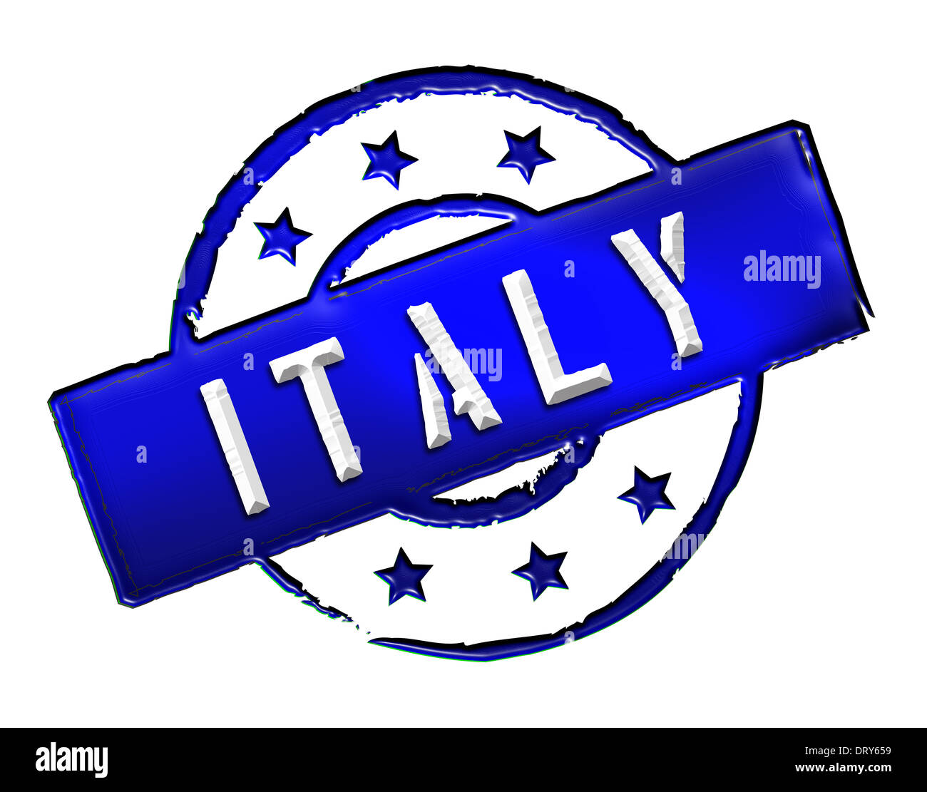 Italy - Stamp Stock Photo
