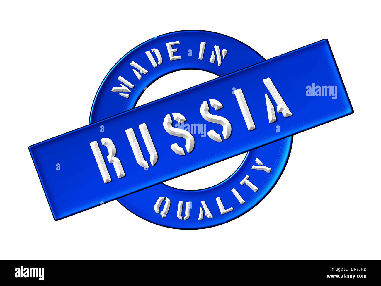 Made in Russia Stock Photo Alamy
