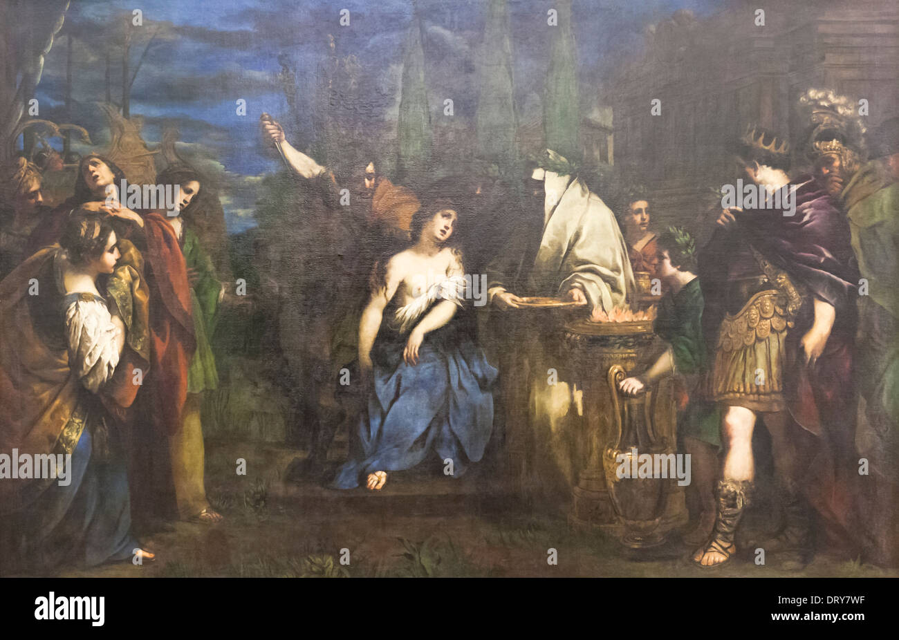 The sacrifice of Polyxena, Pietro da Cortona Stock Photo
