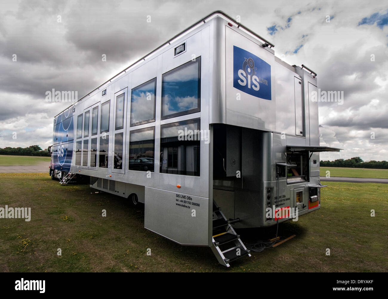 Exterior - SIS LIVE OB7 Outside Broadcast Truck Stock Photo