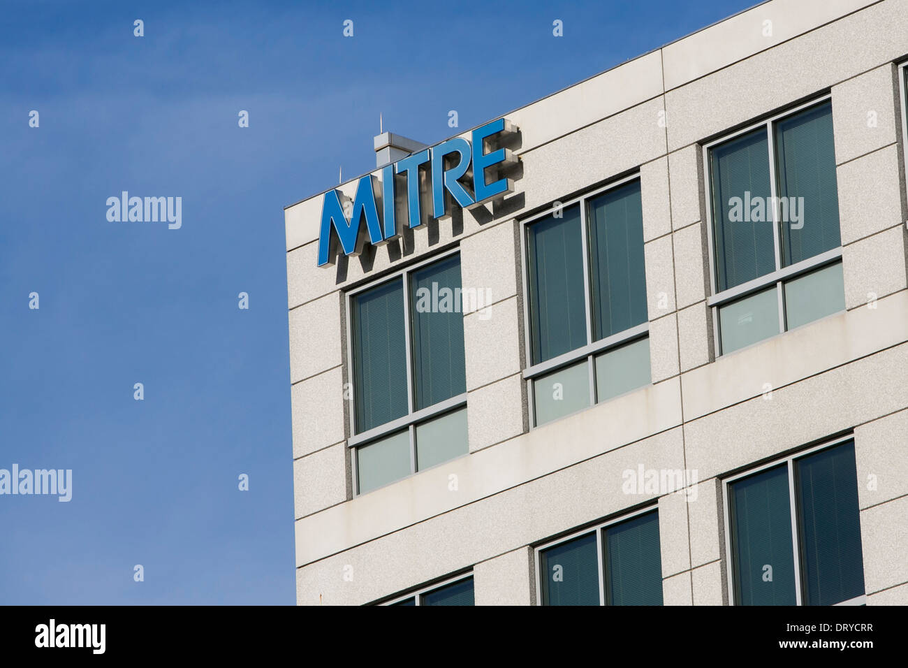 The headquarters of MITRE in McLean, Virginia.  Stock Photo