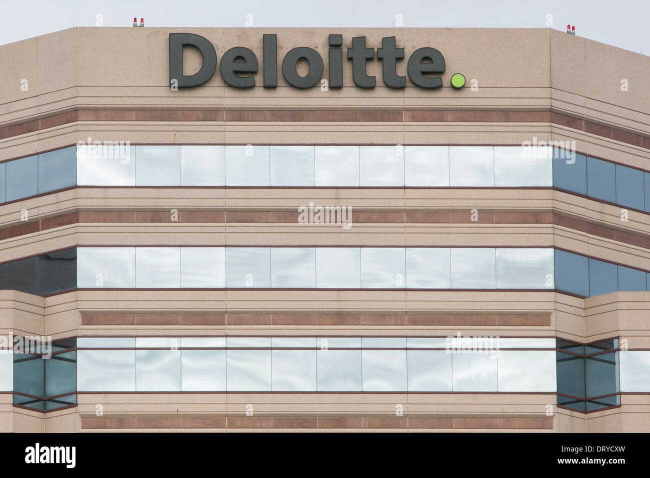 An office building occupied by Deloitte in Tysons Corner, Virginia.  Stock Photo